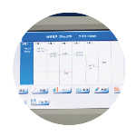 7寸TFT高清真彩全觸摸液晶屏，曲線圖形實(shí)時顯示程序